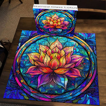 Puzzle puzzle in vetro colorato 1000 pezzi